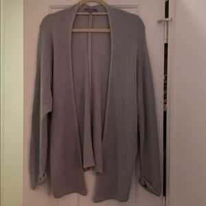 Grey Knit Cardigan